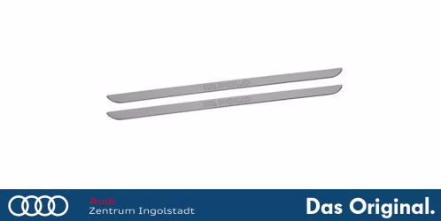 Original VW ID. Polo Einstiegleiste vorne, Aluminium, mit Schriftzug, 2FA071303