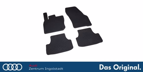 Original VW T-Roc Gummifußmatten Schwarz Satz vorne und hinten 2GV061550  041