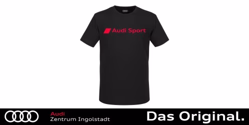 Original Audi Sport T-Shirt, Herren, schwarz M 3132402803