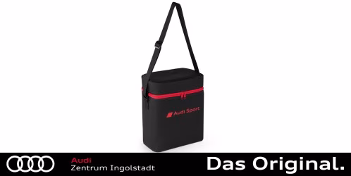Original Audi Sport Kühltasche, schwarz/rot 3152500900