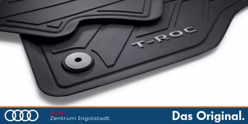 Original VW T-Roc / R Gummifußmatten Satz Hinten 2GD061512  82V