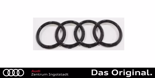 Original Audi Schriftzug Schwarz Glänzend für die Front 4H0853605B T94