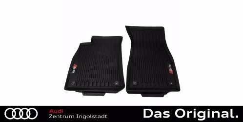 Original Audi S6 (4K) Gummifußmatten Satz Vorne mit Schriftzug "S6" 4K1061221A 041