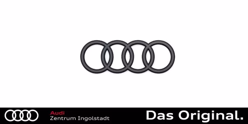 Original Audi Ringe A3 Sportback (8Y) A6 (C9) in Anthrazit für das Heck 4P5071802  716