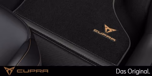 Original SEAT CUPRA Formentor / Leon (SP / 5D) Textilfußmatten Satz Vorne + Hinten mit Carbon-Look 5FG863011M LOE Original SEAT CUPRA Formentor / Leon (SP / 5D) Textilfußmatten Satz Vorne + Hinten mit Carbon-Look 5FG863011M LOE