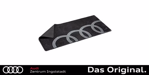 Original Audi Garagenteppich mit Audi Ringen 85E087703