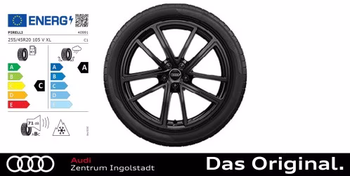 Original Audi Q5 / SQ5 (GU) Winterkomplettradsatz 5-Doppelspeichen mit RS-Schriftzug 20 Zoll Pirelli SCORPION WINTER 2 255/45 R20 105V XL Original Audi Q5 / SQ5 (GU) Winterkomplettradsatz 5-Doppelspeichen mit RS-Schriftzug 20 Zoll Pirelli SCORPION WINTER 2 255/45 R20 105V XL