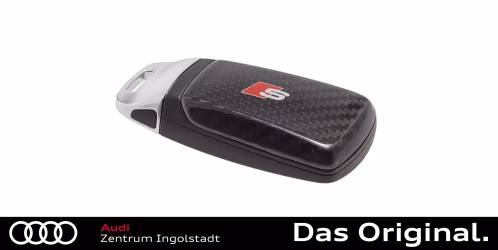 Original Audi Schlüsselblende Carbon mit S-Schriftzug 8W6071208B 3Q0