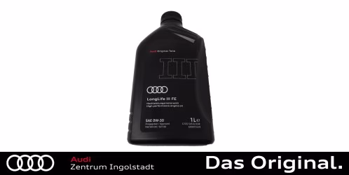 Original Audi Motoröl Longlife III FE SAE 0W-30 auch für Audi, SEAT und SKODA geeignet
