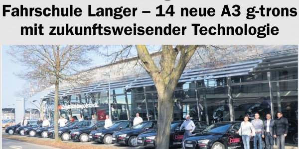 Fahrschulflotte mit umweltfreundlichem Antrieb