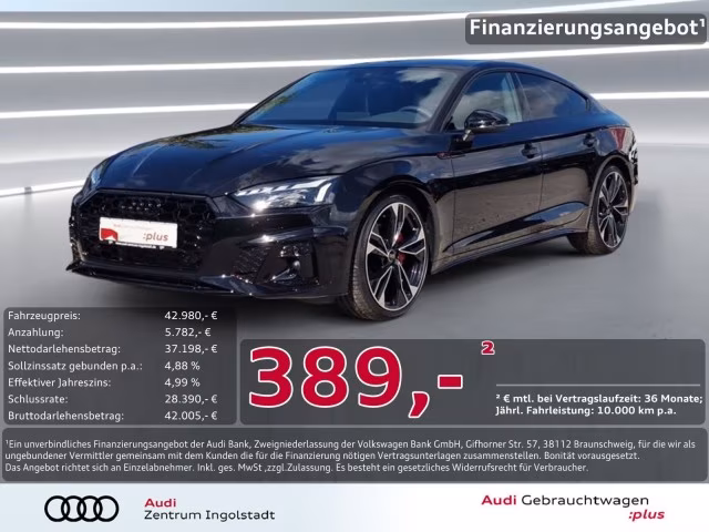 Audi A5 Sportback 40 TDI S line comp. Ed.+ MATRIX AHK