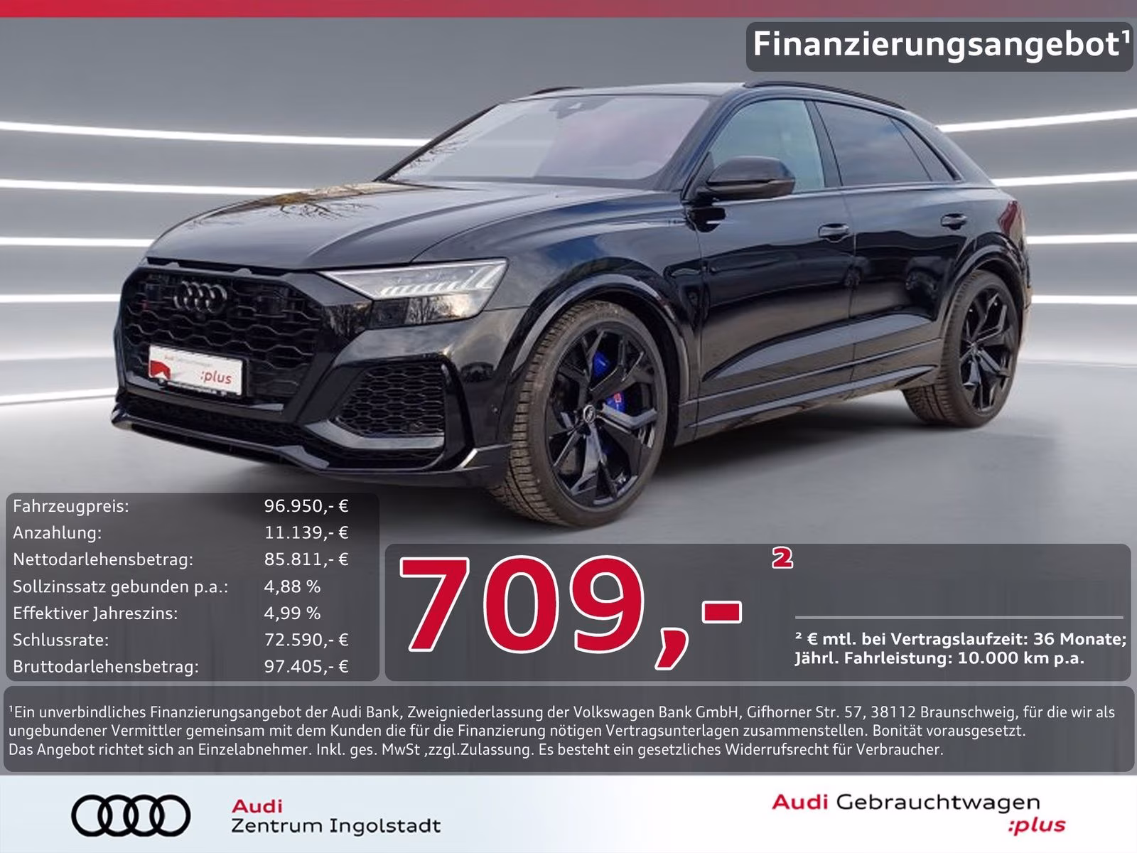 RS Q8 HD-MATRIX Keramik Pano 305km/h RS-AGA 23"