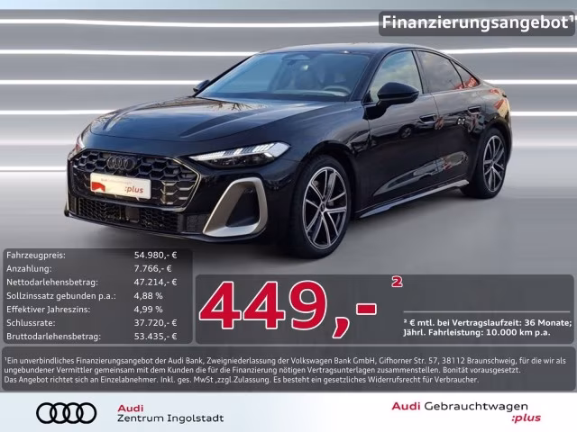 Audi A5 Limousine TDI qu 2x S line B&amp;amp;O MATRIX AHK 19&amp;quot;