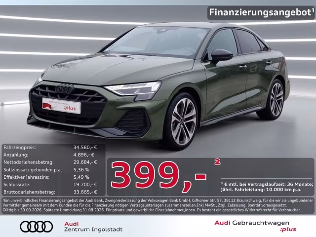 Audi A3 Limousine 35 TDI S line MATRIX SONOS AHK HuD