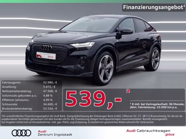 Audi Q4 Sportback e-tron 55 qu 2x S line MATRIX AHK