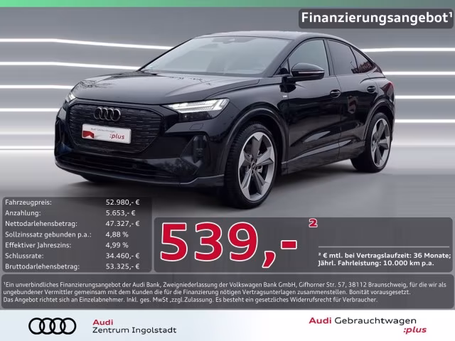 Audi Q4 Sportback e-tron 55 qu 2x S line MATRIX AHK