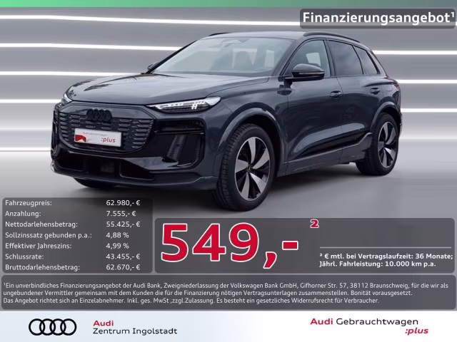 Audi Q6 e-tron qu 2x S line Tech+ MATRIX AHK B&amp;amp;O 20&amp;quot;