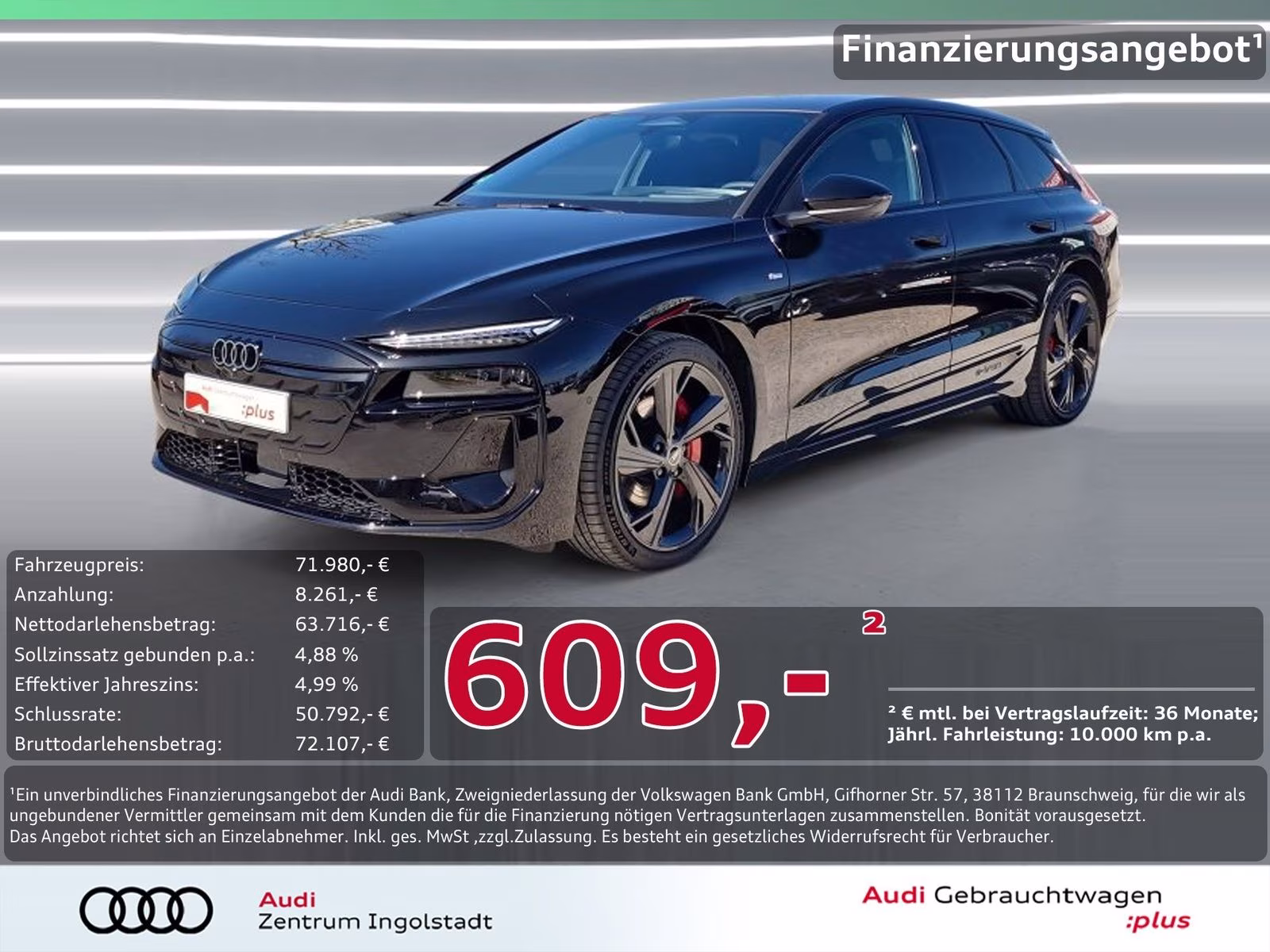 A6 Avant e-tron perform. S line MATRIX Pano 21"