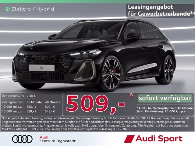 Audi A5 Avant e-hybrid edition one qu UPE 88.375,-