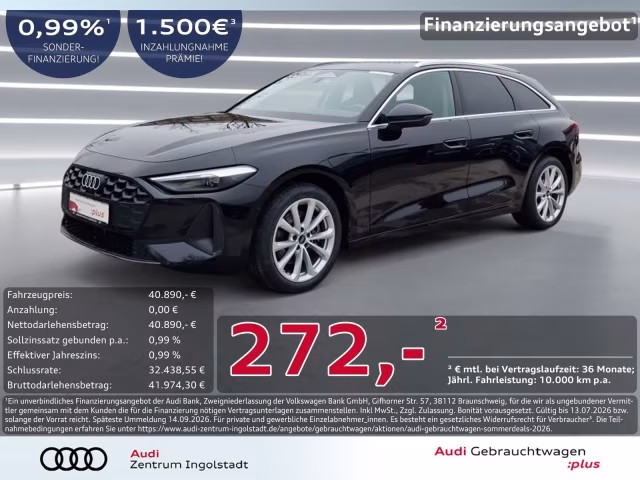 Audi A5 Avant TFSI qu NAVI LED AHK KAM. 18&amp;quot;