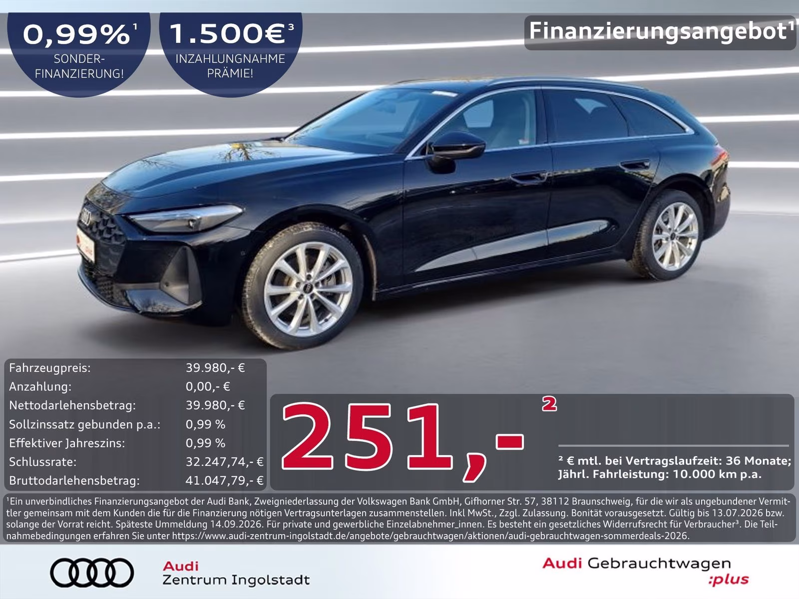Avant TFSI qu NAVI LED AHK KAM. 18"
