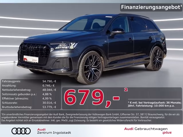 Audi Q7 50 TDI qu 3x S line MATRIX Pano STHZG AHK 22&amp;quot;