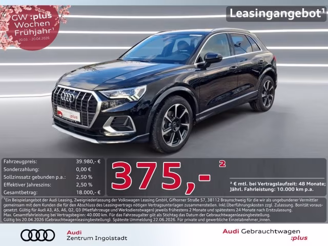 Audi Q3 35 TFSI S line NAVI+ LED AHK 19&amp;quot; ACC advanced