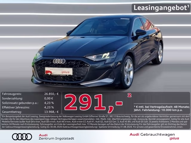 Audi A3 Limousine 35 TDI NAVI+ LED 18&amp;quot; KAM. advanced