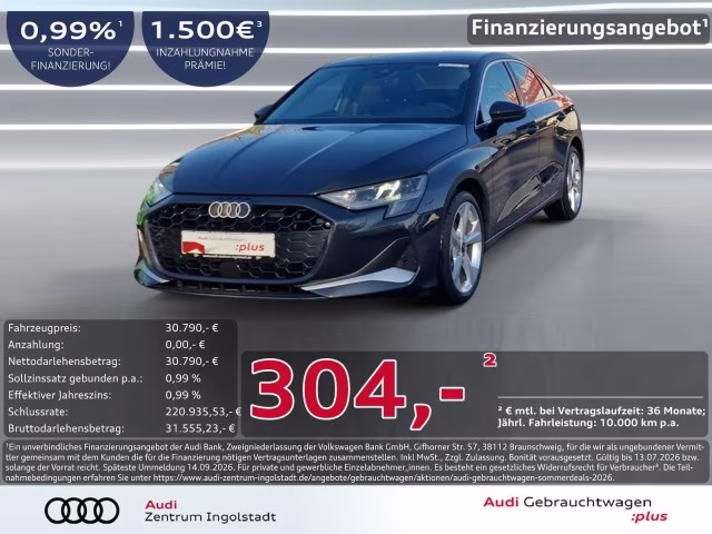 Audi A3 Limousine 35 TDI NAVI+ LED 18&amp;quot; KAM. advanced