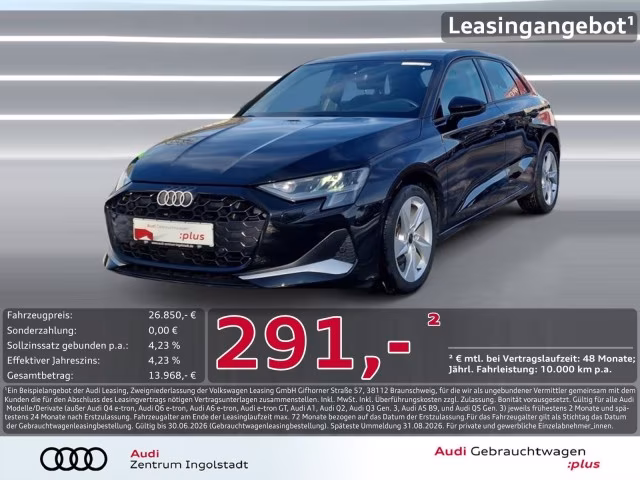 Audi A3 Sportback 30 TDI NAVI+ LED AHK 17&amp;quot; Advanced