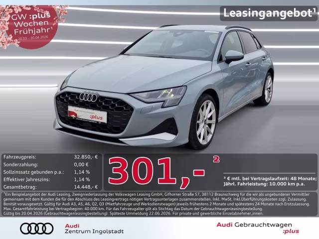 Audi A3 Sportback 35 TDI NAVI+ 18&amp;quot; LED SONOS ACC Adva