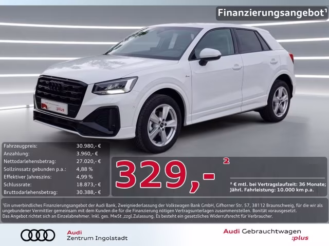 Audi Q2 30 TDI S line LED NAVI virtual Opt-schw+ Kam.