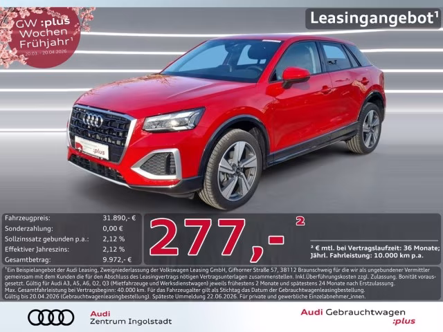 Audi Q2 35 TDI NAVI+ AHK MATRIX 18&amp;quot; ACC Advanced