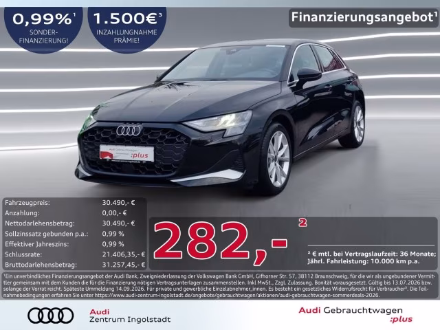 Audi A3 Sportback 35 TDI NAVI+ KAM. 17&amp;quot; ACC Advanced