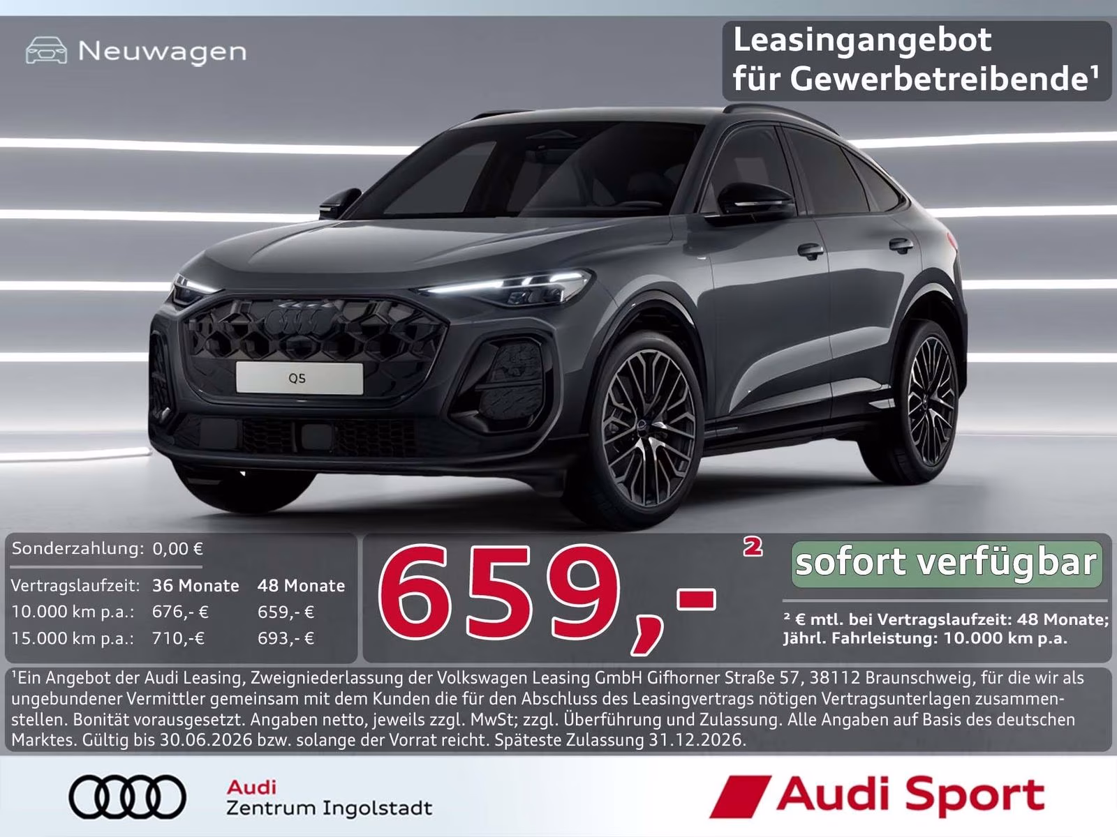Sportback TDI edition one qu UPE 89.400,-