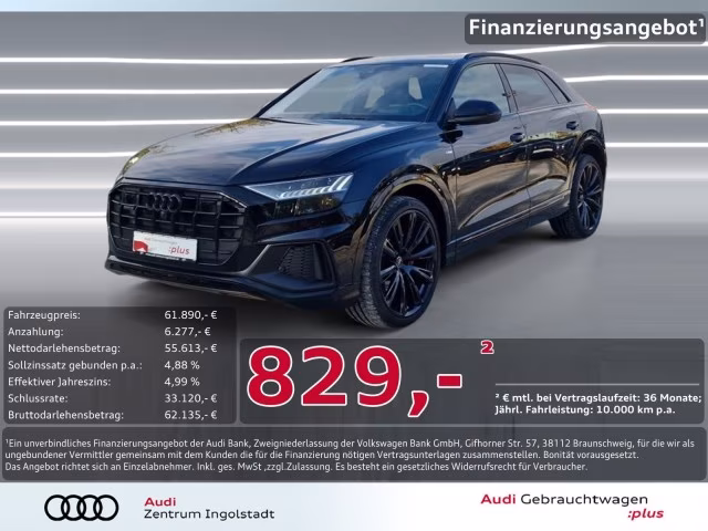 Audi Q8 50 TDI qu 3x S line HD-MATRIX Pano S-Sitz 23&amp;quot;
