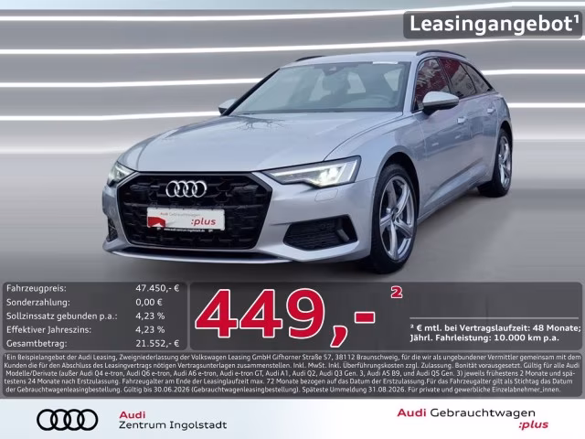 Audi A6 Avant 45 TDI qu NAVI MATRIX 19&amp;quot; AHK Advanced