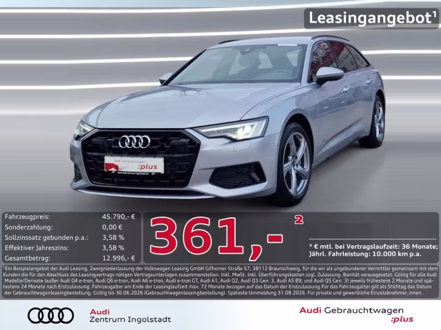 Audi A6 Avant 45 TDI qu NAVI MATRIX 19&amp;quot; AHK Advanced