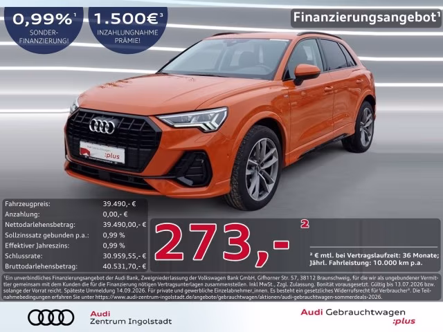Audi Q3 35 TFSI S line NAVI+ MATRIX AHK 19&amp;quot; ACC
