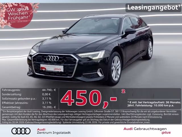 Audi A6 Avant 40 TDI LED AHK ACC Leder Kam. advanced