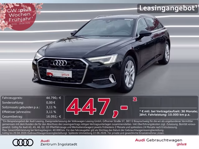 Audi A6 Avant 40 TDI LED AHK ACC Leder Kam. advanced