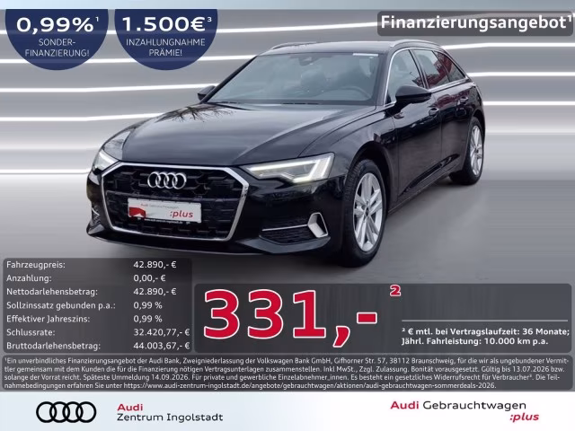Audi A6 Avant 40 TDI LED AHK ACC Leder Kam. advanced