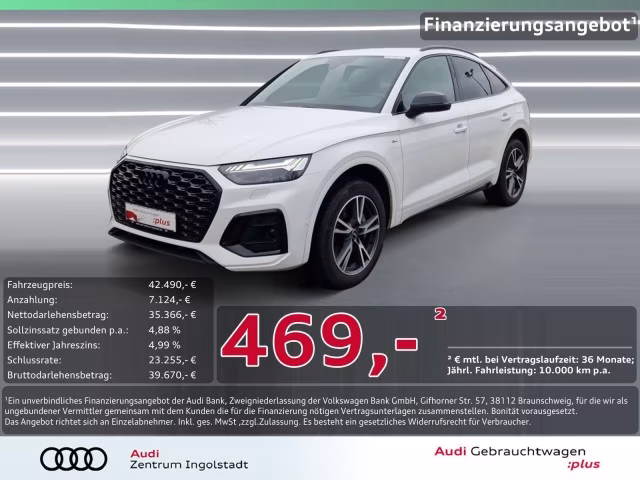 Audi Q5 Sportback 55 TFSI e qu 2x S line MATRIX AHK