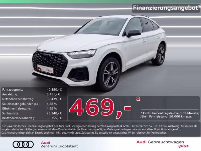 Audi Q5 Sportback 55 TFSI e qu 2x S line MATRIX AHK