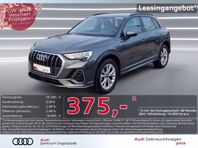 Audi Q3 35 TDI S line NAVI+ ACC KAM. 18&amp;quot; LEDER