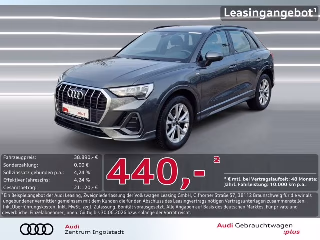 Audi Q3 35 TDI S line NAVI+ ACC KAM. 18&amp;quot; LEDER