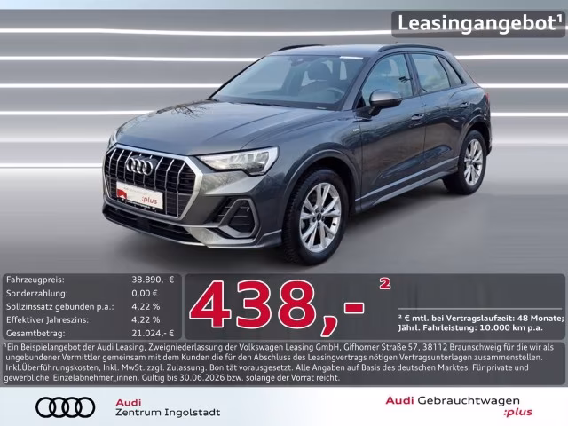 Audi Q3 35 TDI S line NAVI+ ACC KAM. 18&amp;quot; LEDER