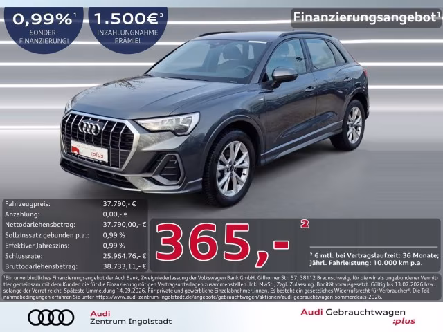 Audi Q3 35 TDI S line NAVI+ ACC KAM. 18&amp;quot; LEDER