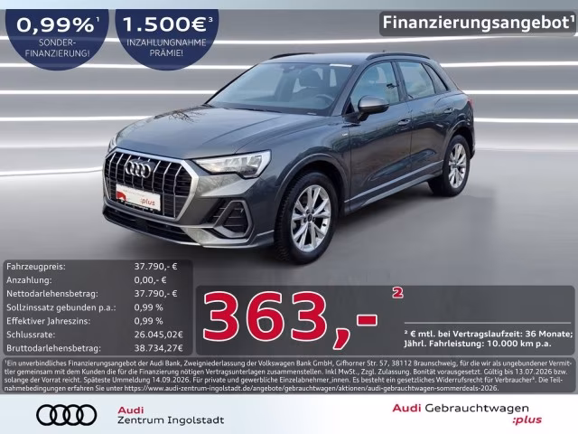 Audi Q3 35 TDI S line NAVI+ ACC KAM. 18&amp;quot; LEDER