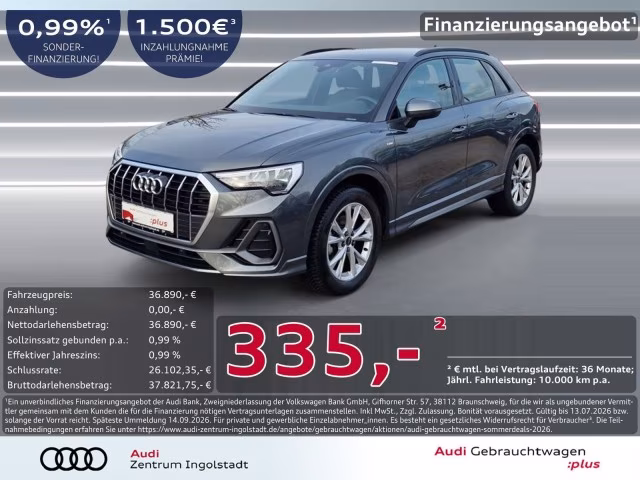 Audi Q3 35 TDI S line NAVI+ ACC KAM. 18&amp;quot; LEDER